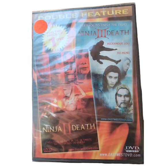 Martial Arts Double Feature DVD Ninja Death II / Ninja Death III Movie Set - Picture 3 of 3